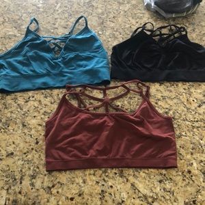 3 comfortable cute bras L/XL